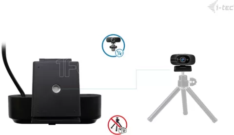 Photo de Webcam I-Tec Solomon 200 Full HD (Noir)