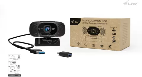 Photo de Webcam I-Tec Solomon 200 Full HD (Noir)