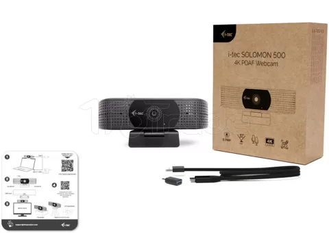 Photo de Webcam I-Tec Solomon 500 4K Ultra HD (Noir)