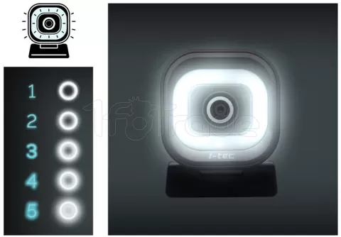 Photo de Webcam I-Tec Solomon 700 4K Ultra HD (Noir)