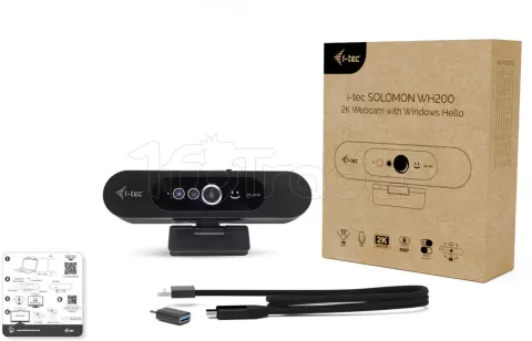 Photo de Webcam I-Tec Solomon WH200 2K Quad HD (Noir)