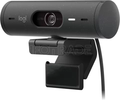 Photo de Webcam Logitech Brio 500 (Noir)