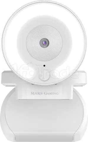 Photo de Webcam Mars Gaming MWPro Full HD rétroéclairé (Blanc)